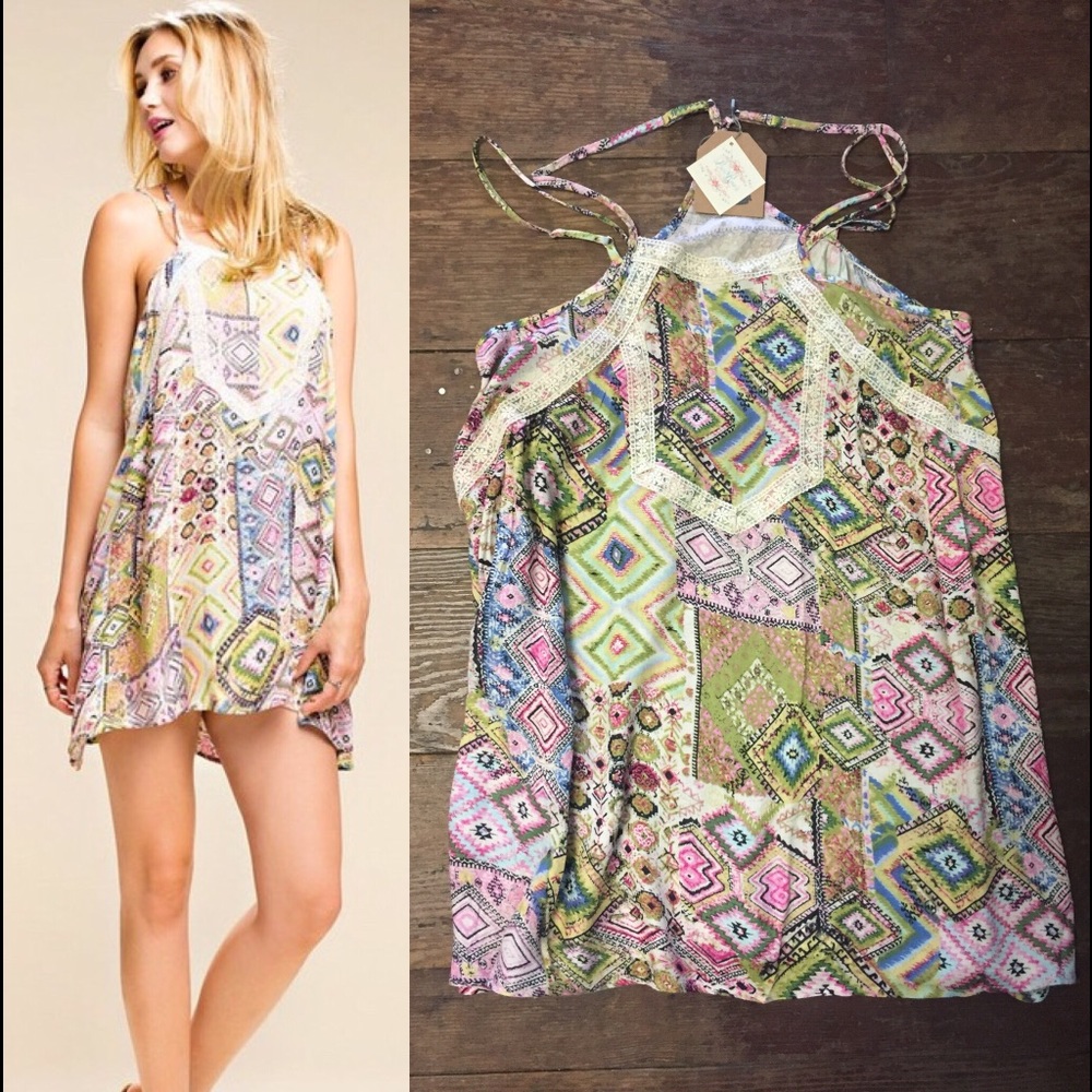 Spaghetti Strap Slip Dress - S